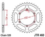 Couronne acier anti-boue 460 - 520