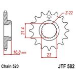  Steel Noise - Free Front 582 - 520 Gearbox output pinion