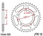  standard steel 15 - 525 43 teeth Sprocket