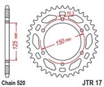 Coroa acier standard - 520 46 dents