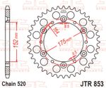 Kolo Ocel Standard - 520 49 zubů