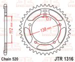 Kolo standardní ocel - 520