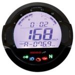 Indicateur de température D64 DL - 03S Black Speedometer Tachometer Lights Display LCD
