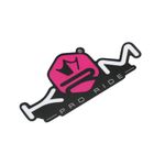 Sticker plaque phare 80x40 mm ROSE