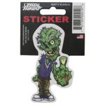 Planche de stickers MINI VILAIN ZOMBIE DOIGT 60x80mm