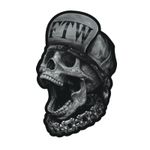  MINI TOTENKOPF FTW 60x80mm Aufkleberbogen