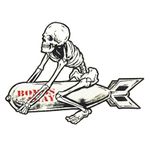 Planche de stickers MINI BOMBS AWAY SKELETON 60x80mm