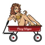 Planche de stickers MINI PUSSY WAGON 60x80mm