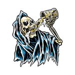 Planche de stickers MINI BEER REAPER 60x80mm