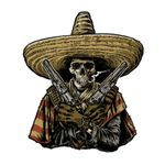 Planche de stickers MINI DEVIL BANDIDO 60x80mm