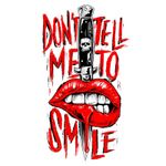 Planche de stickers MINI NO SMILES 60x80mm