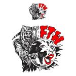 Planche de stickers MINI FTW REAPER 60x80mm