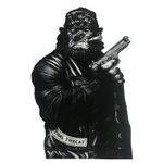 Planche de stickers MINI GORILLA GUN 60x80mm