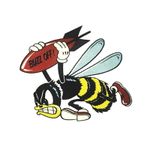 Planche de stickers MINI VILAIN ABEILLE TUEUSE 60x80mm