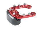  Supermotard Foot Rest Kit Ergal Red Voetsteun