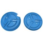 Protection Moteur (2 pièces) bleu aluminium
