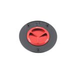  schraubbar Schwarz / Rot Tankdeckel