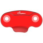 Obturateurs de rétroviseur Cache - orifices Paire Rouge