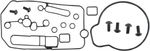  09351012 Carburettor gasket