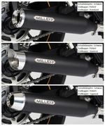  Schwarz,Polierter SlashCut-Aufsatz Schalldämpfer