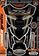 Protège réservoir 4pcs noir or