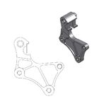 Support disque de frein Support Offroad MM SM Street Yamaha TT600R