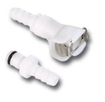  Quick Connector Ø8mm Single Shut Off White Tank connection