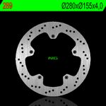 Disque de frein Rond NG BRAKES fixe