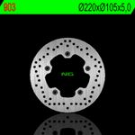  NG BRAKES starr Bremsscheibe Rund