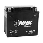 Batterie 12V 10 Ah NTX12 FA SANS ENTRETIEN PRETE A EMPLOI Lg150xL87xH130mm ACTIVEE EN USINE QUALITE PREMIUM - EQUIVALENT YTX12