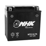 Batterie 12V 12 Ah NTX14 FA SANS ENTRETIEN PRETE A EMPLOI Lg150xL87xH145mm ACTIVEE EN USINE QUALITE PREMIUM - EQUIVALENT YTX14