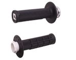  Micro-X Half-Waffle Lock-On - Zwart/Zilver Handgrepen