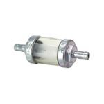 Filtre à essence CYLINDRIQUE ACIER DIAM 6 mm TRANSPARENT - ARGENT