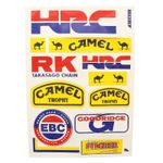 Planche de stickers RACING HRC 1 10 - 330mmx220mm
