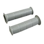 Poignées de guidon VINTAGE GRIS DIAM 22 - 24 mm PAIRE
