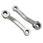 Manivelle de pédalier GAUCHE DROIT ENTRAXE 130 mm ACIER CHROME PAIRE