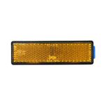 Catadioptre REFLECTEUR SCOOT RECTANGULAIRE ORANGE ADHESIF 95x25 mm