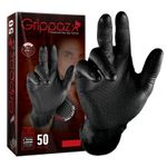 Gants d'atelier NITRILE ECAILLES POISSON RESISTANT AUX PRODUITS CHIMIQUES HUILES,A ESSENCE T11 XXL BOITE 50