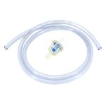 Durite d'essence KIT 5x8 TRANSPARENT FILTRE CONIQUE D6 1M FABRICATION FRANCAISE