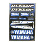 Planche de stickers RACING DUNLOP 1 12 330mmx220mm