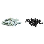 Kit de Parafusos de Moto AGRAFE CARROSSERIE - CARENAGE CAPOTAGE DIAM 4mm VIS 4x14 mm