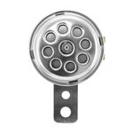 Klaxon AVERTISSEUR 12V DIAM 66mm 105DB CHROME