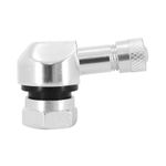 Valve PNEU TUBELESS COUDEE TV25AL ALU ARGENT DIAM 11,3 mm