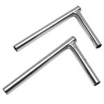 Guidão EQUERRE 103 MVL AÇO CROMO DIAM 22 mm PAR