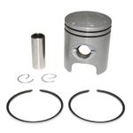  PISTON CYCLO ADAPTABLE PEUGEOT 103 MVL, SP, RCX, SPX, VOGUE DIAM 39,92 mm (LETTRE E) PISTON GRAPHITE -P2R- Zuigerkit
