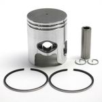  PISTON SCOOT ADAPTABLE MBK 50 BOOSTER, STUNT -YAMAHA 50 BWS , SLIDER - 1999+ - (FLACHE KAPPE - DURCHMESSER 40) -P2R PISTON GRAPH Kolben-Satz