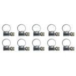 Colliers de serrage COLLIER DE SERRAGE METAL A CREMAILLERE 8 A 12 mm (SACHET DE 10 PIECES) LARGEUR 9 mm -P2R-