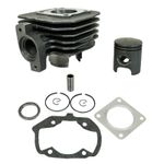  CYLINDER SCOOT ADAPTABLE PEUGEOT 50 LUDIX ONE-TREND-SNAKE-CLASSIC, VIVACITY 2T 2008+, KISBEE 2T 2013+, CITYSTAR -P2R GUSS MIT Zylinder-Kolben Satz