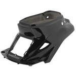 Coque traseira CARENAGEM-CARCA AR SCOOT ADAPTÁVEL MBK 50 BOOSTER 1999+2003-YAMAHA 50 BWS 1999+2003 PRETO BRILHANTE -P2R-