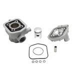  HAUT MOTEUR CYCLO ADAPTABLE MBK 51 LIQUIDE -ALU NIKASIL P2R- Zylinder-Kolben Satz